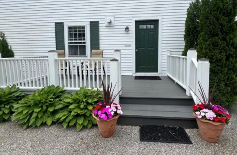 Deck and entrance to the Gideon Ormsby Room